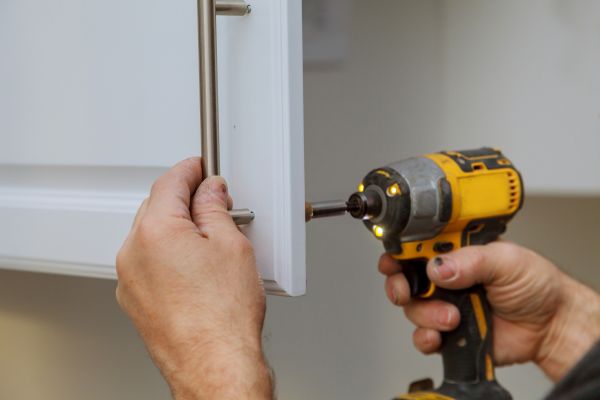 Cabinet Knob Installation in Kirkland